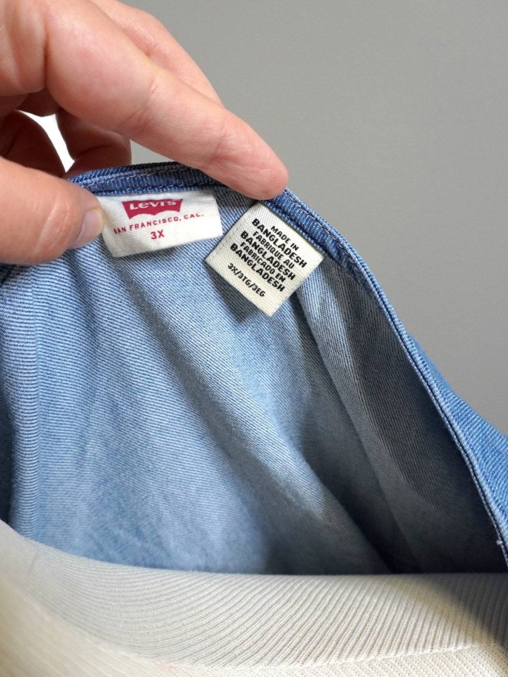 Plus Size Levi's® Delray Western Mini Dress - Picture 5 of 5